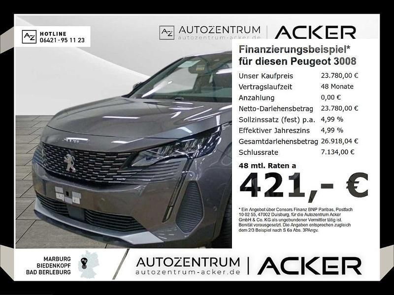 Platinium grau Gebraucht 2024 Peugeot 3008 Allure SUV | 23.780 € (Superpreis) - Bild 1/1