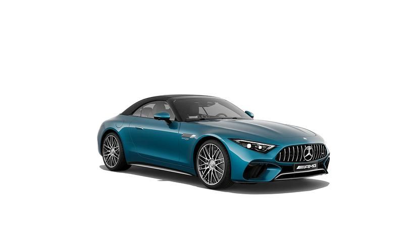Hyperblau metallic Neu 2025 Mercedes SL63 AMG AMG Cabrio | 211.624 € (Superpreis) - Bild 1/4