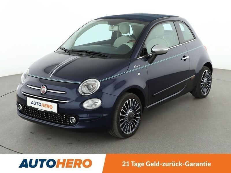 Blau Gebraucht 2017 Fiat 500C Riva Cabrio | 11.520 € (Fairer Preis) - Bild 1/3