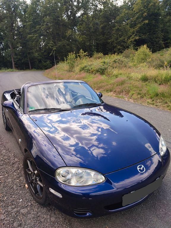 Gebraucht Mazda MX5 Edition 110 PS (80 kW) 2003 Blau Cabrio