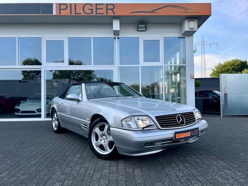 Silber Gebraucht 2000 Mercedes SL320 Cabrio | 20.990 € (Superpreis) - Bild 1/4