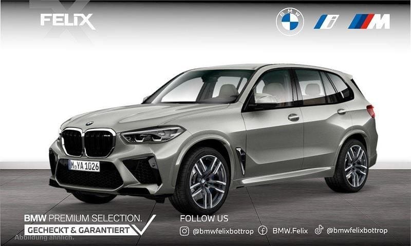 M donington grau metallic Gebraucht 2022 BMW X5 M SUV | 86.660 € (Superpreis) - Bild 1/4