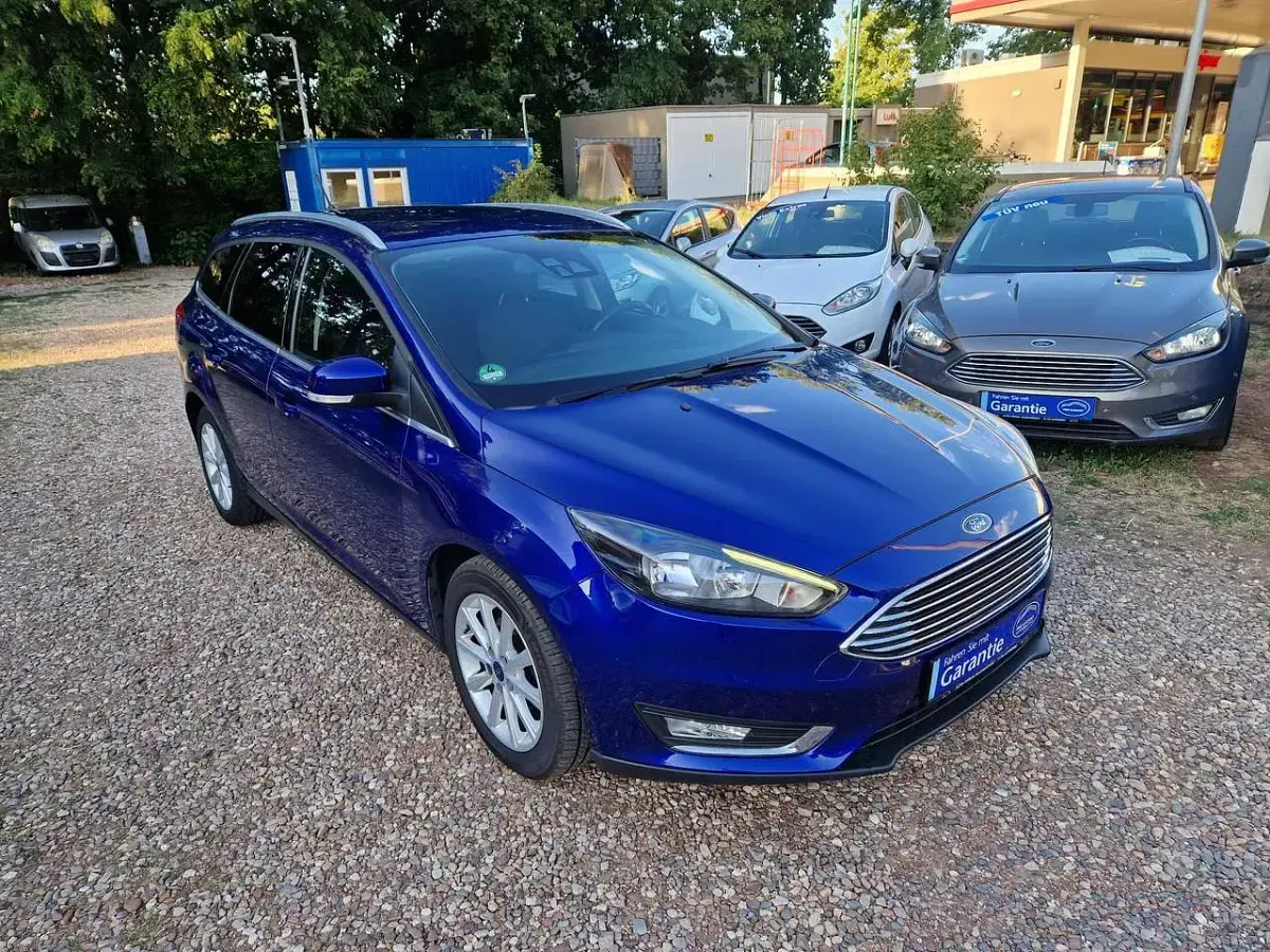 Gebraucht Ford Focus Titanium 125 PS (91 kW) 2018 Indicblau metallic Kombi