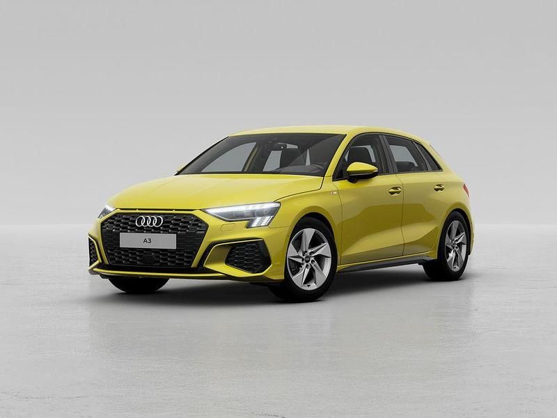 Gelb Gebraucht 2024 Audi A3 Sportback S-Line Limousine | 33.210 € (Superpreis) - Bild 1/2