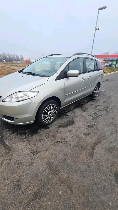 Gebraucht Mazda 5 116 PS (85 kW) 2005 Silber Van / Kleinbus