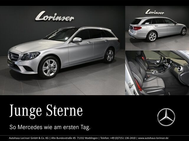 Silber iridiumsilber metallic Gebraucht 2020 Mercedes C200 Avantgarde Kombi | 28.900 € - Bild 1/2