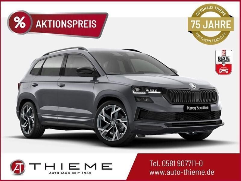 Waehlbar Neu 2025 Skoda Karoq SportlinePlus SUV | 38.964 € (Superpreis) - Bild 1/4