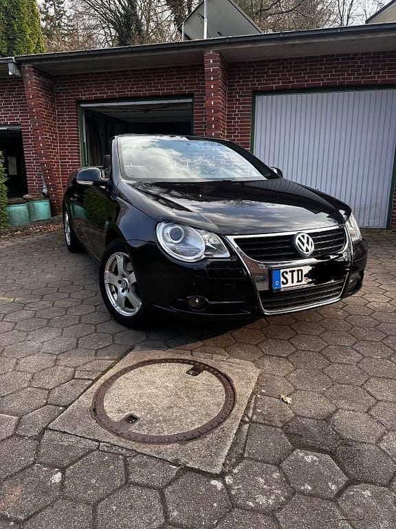Gebraucht VW Eos 122 PS (89 kW) 2008 Schwarz Cabrio