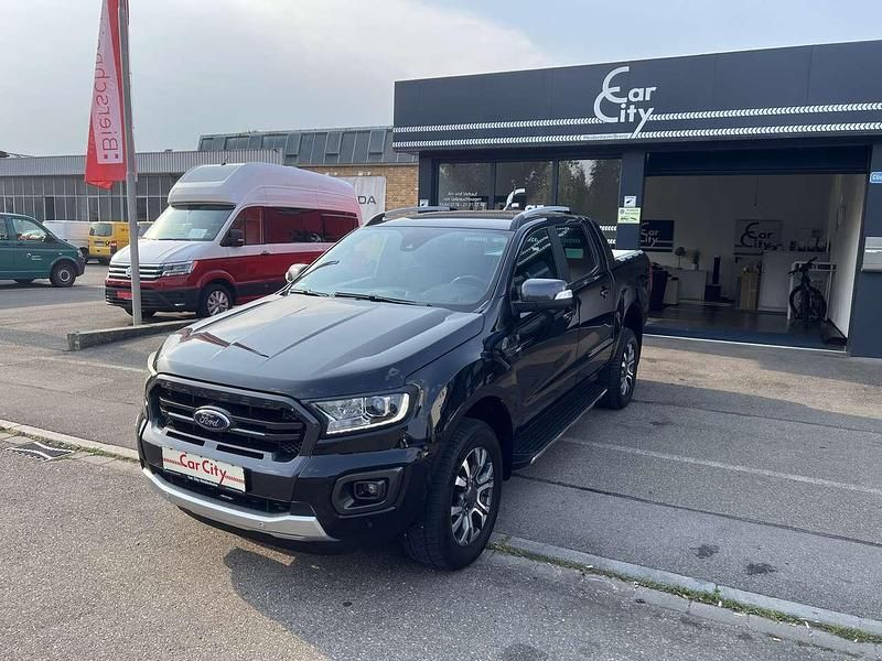 Obsidianschwarz metallic Gebraucht 2022 Ford Ranger Wildtrack Abholung | 34.498 € (Superpreis) - Bild 1/4