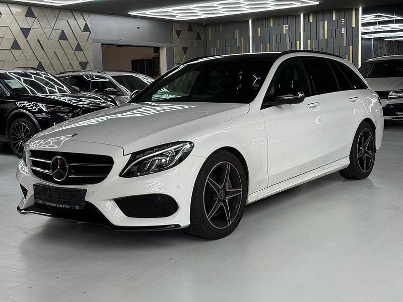 Weiß Gebraucht 2017 Mercedes C250 AMG line Kombi | 17.990 € (Guter Preis) - Bild 1/4