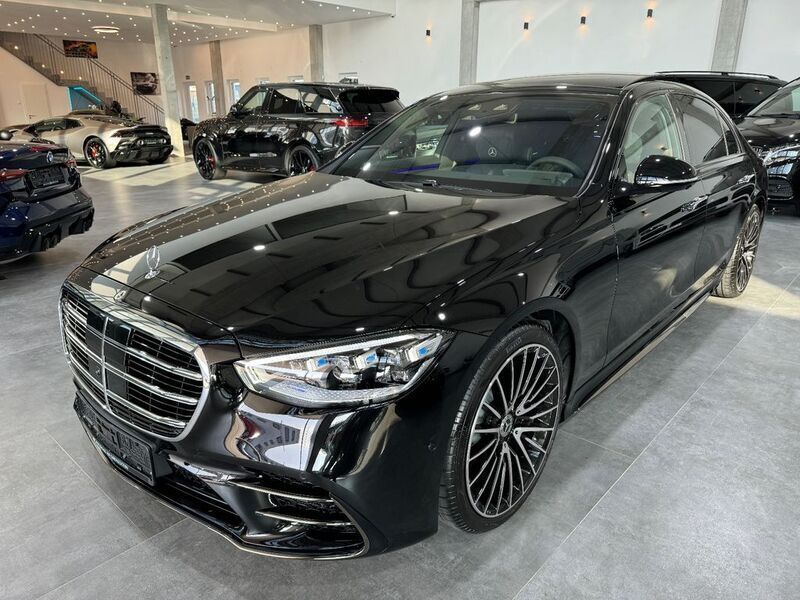 Obsidianschwarz metalliclack Gebraucht 2024 Mercedes S450 Limousine | 159.950 € - Bild 1/4