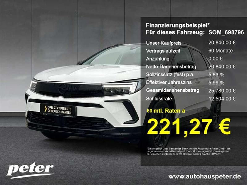 Lack weiss banquise/deckende l Gebraucht 2023 Opel Grandland X GS Line SUV | 20.840 € (Guter Preis) - Bild 1/4