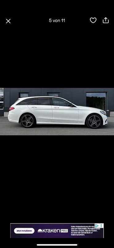 Weiß Gebraucht 2017 Mercedes C220 AMG Kombi | 19.000 € (Fairer Preis) - Bild 1/4