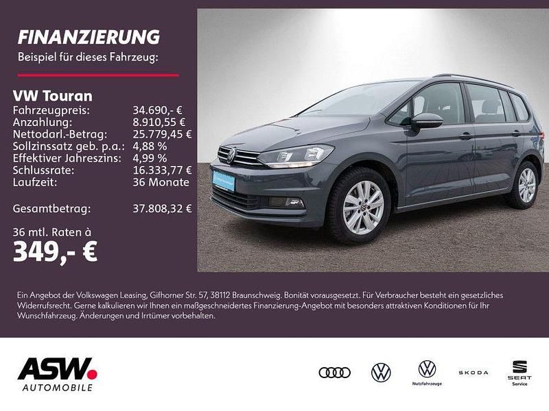 Delfingrau metallic Gebraucht 2023 VW Touran Comfortline Van / Kleinbus | 34.690 € (Teuer) - Bild 1/4