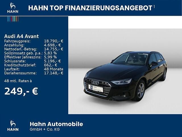 Gebraucht Audi A4 150 PS (110 kW) 2020 Schwarz Kombi
