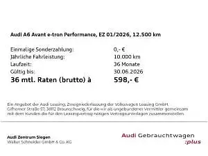 Gebraucht Audi A6 e-tron 269 kW (367 PS) 2026 Blau (malpeloblau metallic) Kombi