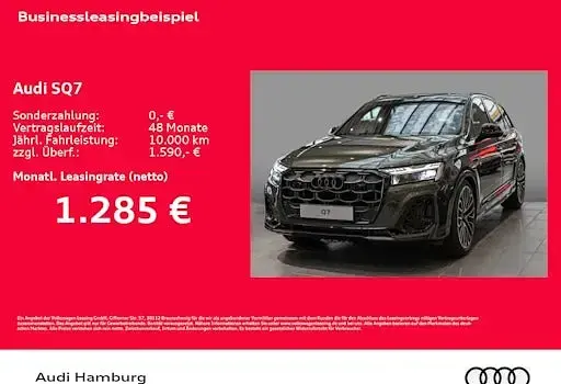 Neu Audi SQ7 Ambiente 507 PS (372 kW) 2025 Grün SUV
