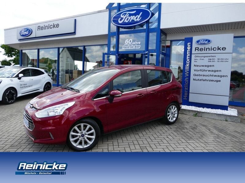 Rot Gebraucht 2016 Ford B-MAX Titanium Van / Kleinbus | 10.440 € (Fairer Preis) - Bild 1/4