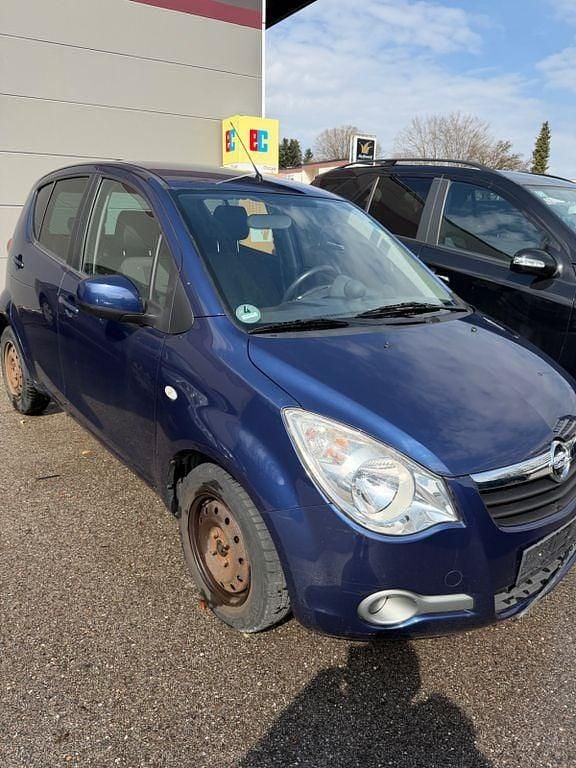 Gebraucht Opel Agila Edition 86 PS (63 kW) 2009 Blau Kleinwagen
