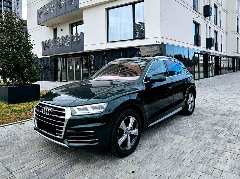Grün Gebraucht 2018 Audi Q5 Sport SUV | 31.750 € (Etwas zu teuer) - Bild 1/4