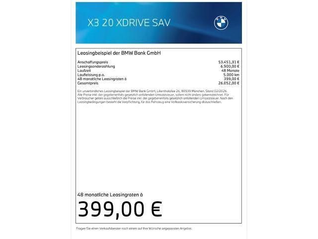 Gebraucht BMW X3 Performance 190 PS (139 kW) 2025 Grau SUV