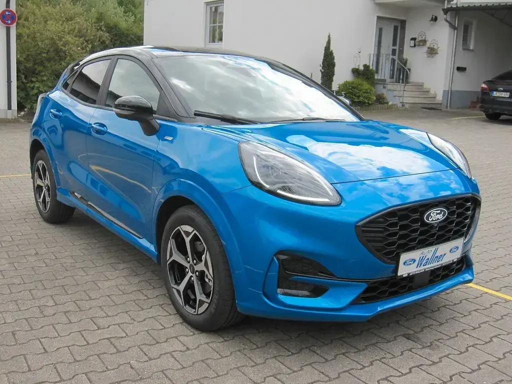 Neu Ford Puma ST-Line 125 PS (91 kW) 2026 Aqua blau, dach in schwarz SUV