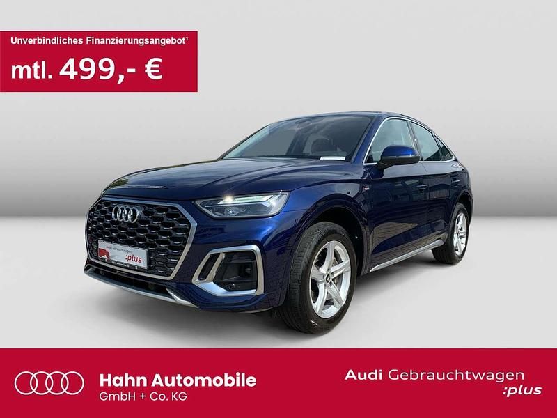 Navarrablau metallic Gebraucht 2021 Audi Q5 S-Line SUV | 35.499 € (Guter Preis) - Bild 1/3