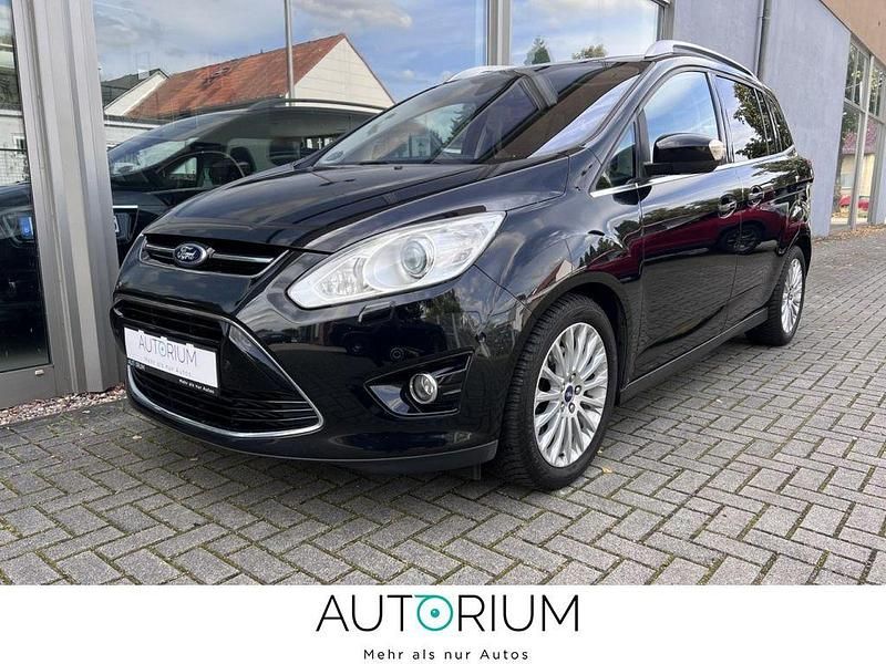 Schwarz Gebraucht 2014 Ford Grand C-Max Titanium Van / Kleinbus | 8.999 € (Fairer Preis) - Bild 1/4