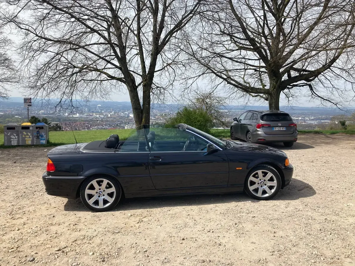 Gebraucht BMW 323 Cabriolet 170 PS (125 kW) 2000 Schwarz Cabrio