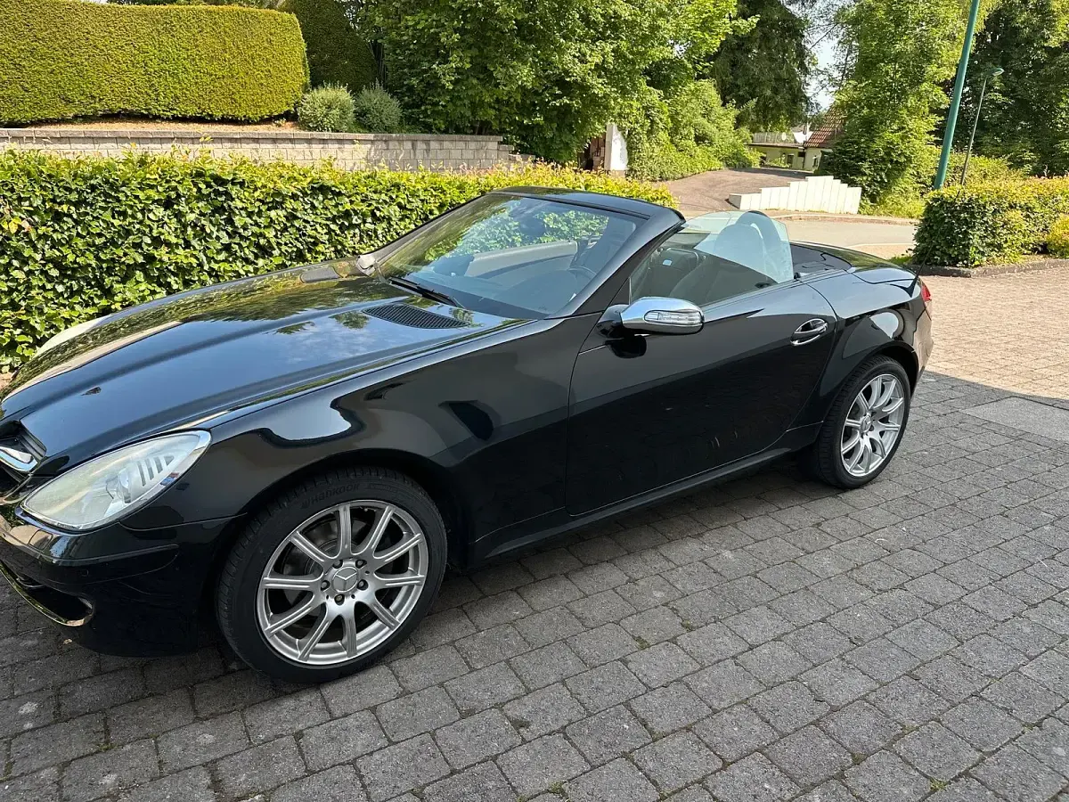 Gebraucht Mercedes SLK200 163 PS (119 kW) 2005 Schwarz Cabrio
