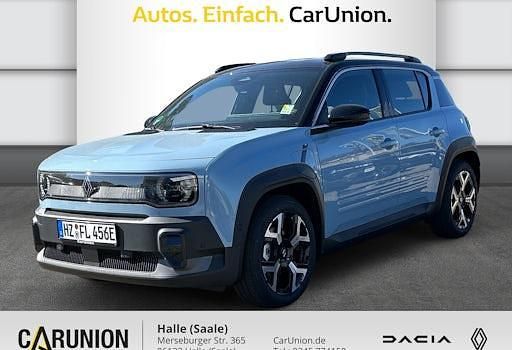 Kumulusblau, black pearlschwarz metallic Gebraucht 2025 Renault 4 E-Tech Komfort SUV | 36.385 € (Etwas zu teuer) - Bild 1/4