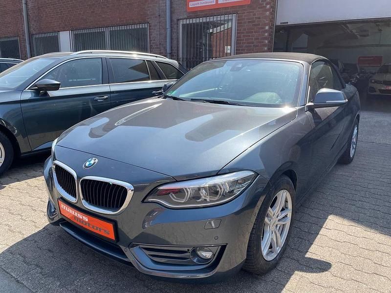 Grau Gebraucht 2019 BMW 220 Advantage Cabrio | 13.580 € (Guter Preis) - Bild 1/4