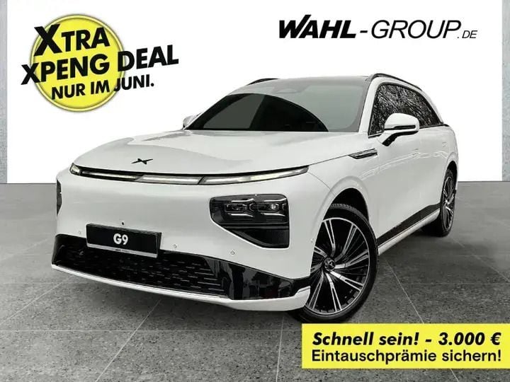 Weiss arctic white Gebraucht 2024 XPENG G9 AWD Performance SUV | 60.900 € (Superpreis) - Bild 1/1