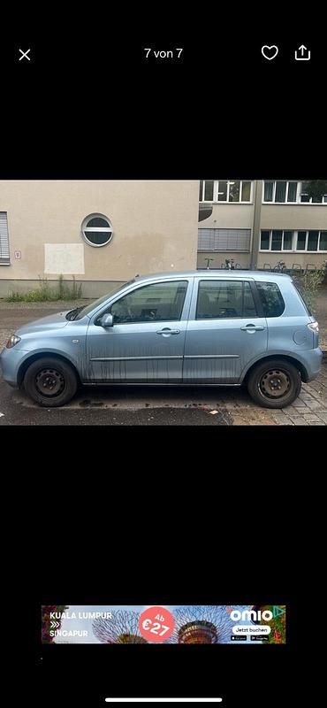 Gebraucht Mazda 2 80 PS (58 kW) 2006 Blau Kleinwagen