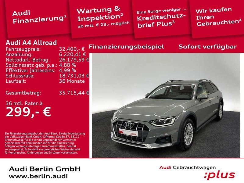 Quantumgrau Gebraucht 2021 Audi A4 Allroad Ambiente Kombi | 32.400 € (Fairer Preis) - Bild 1/3