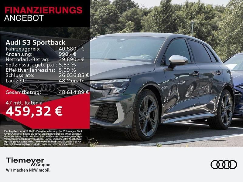 Grau Gebraucht 2024 Audi S3 Business Limousine | 40.880 € (Fairer Preis) - Bild 1/4