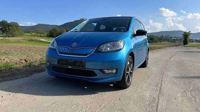 Blau Gebraucht 2021 Skoda Citigo-e IV Best of Kleinwagen | 12.250 € (Fairer Preis) - Bild 1/4