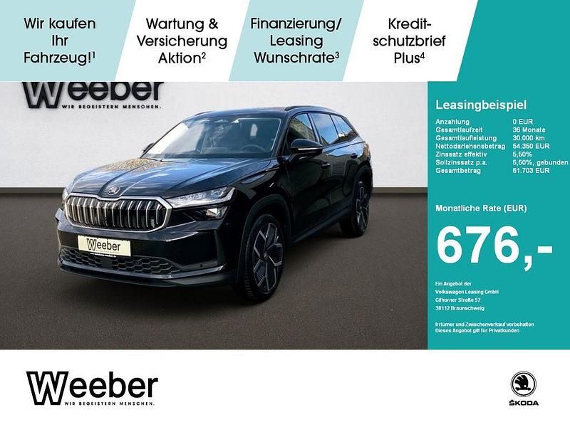 Schwarz Gebraucht 2024 Skoda Kodiaq Selection SUV | 54.350 € - Bild 1/4