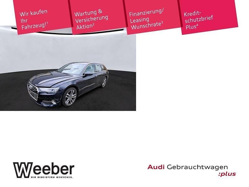 Firmamentblau metallic Gebraucht 2021 Audi A6 Ambiente Kombi | 31.890 € (Fairer Preis) - Bild 1/4