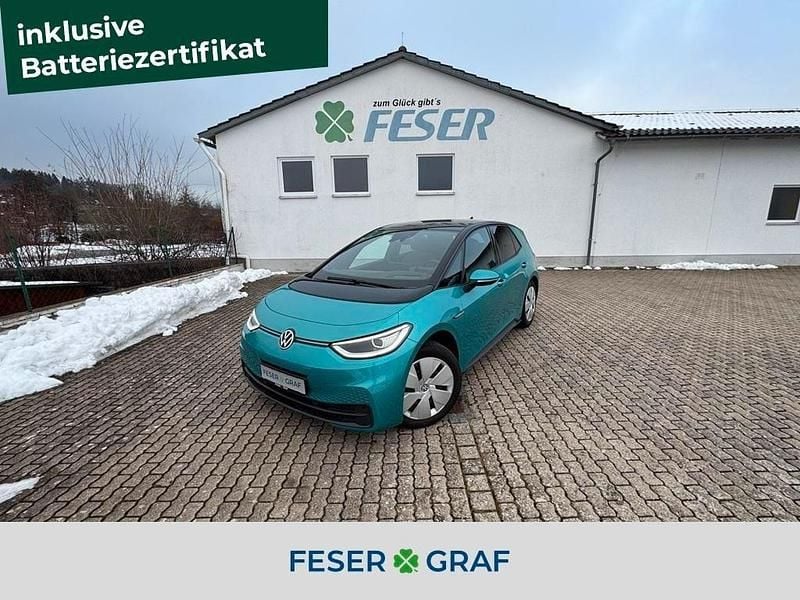 Blau Gebraucht 2021 VW ID.3 Pro Kleinwagen | 17.950 € (Fairer Preis) - Bild 1/4
