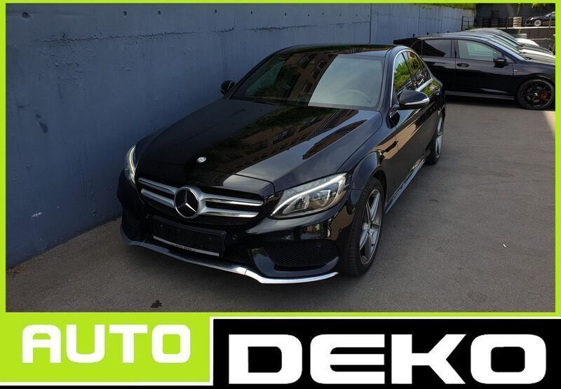 Schwarz Gebraucht 2014 Mercedes C250 AMG line Limousine | 17.970 € (Fairer Preis) - Bild 1/4