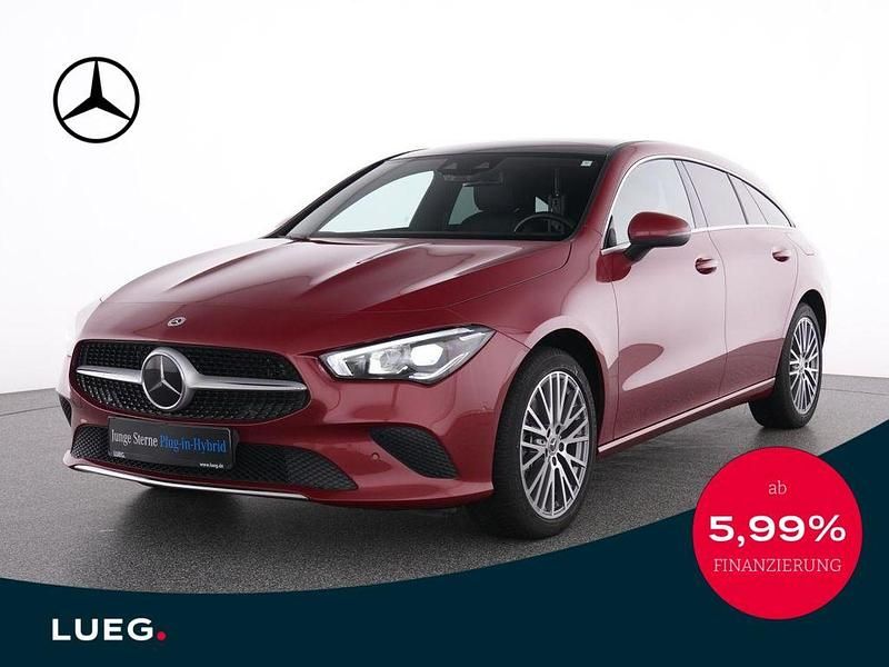 Rot Gebraucht 2021 Mercedes CLA250e Shooting Brake Progressive Kombi | 25.785 € (Superpreis) - Bild 1/4