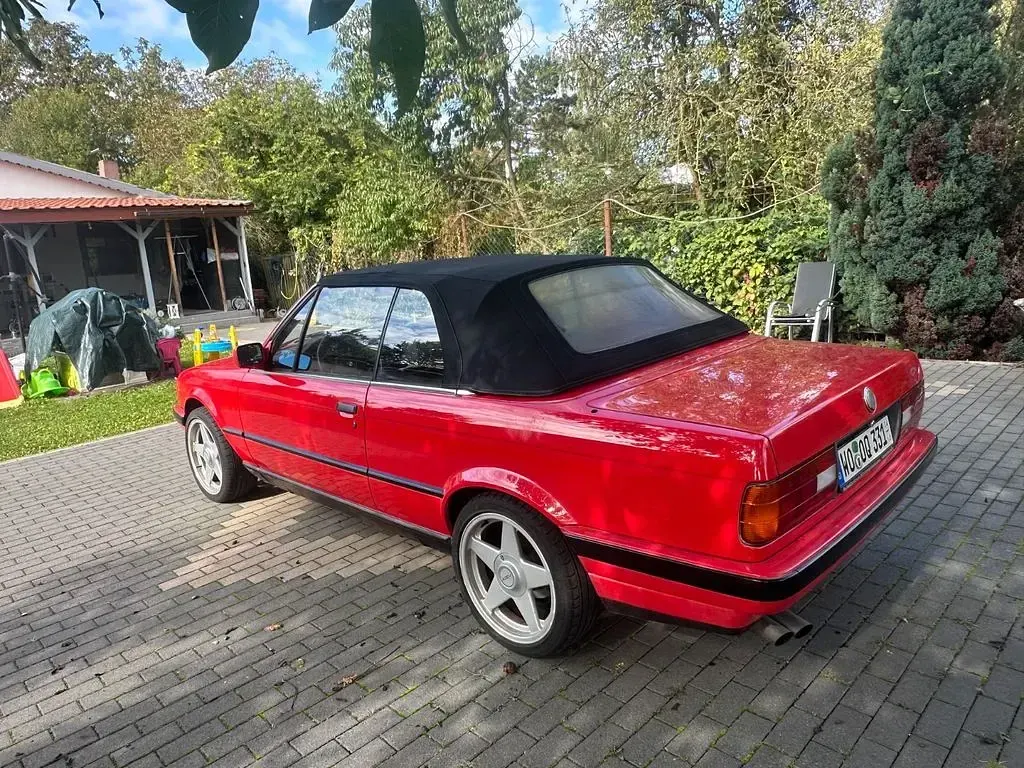 Gebraucht BMW 320 Cabriolet 129 PS (94 kW) 1991 Rot Cabrio