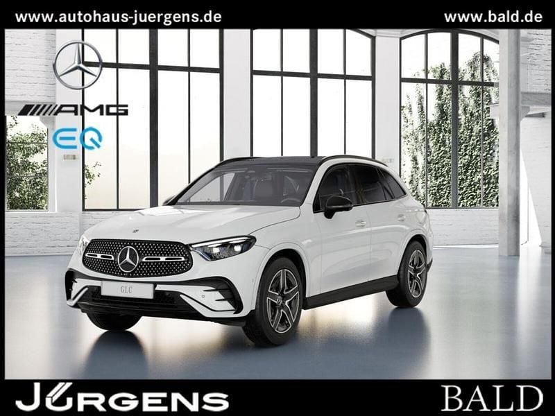 Weiss polarweiß Gebraucht 2024 Mercedes GLC300e AMG SUV | 61.840 € (Fairer Preis) - Bild 1/4