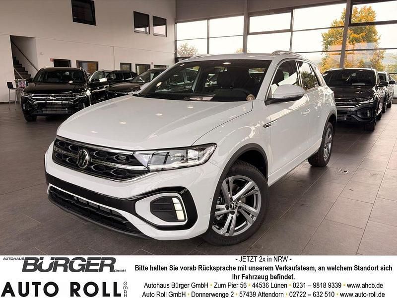 Pure white Gebraucht 2025 VW T-Roc R-line SUV | 30.970 € (Superpreis) - Bild 1/4