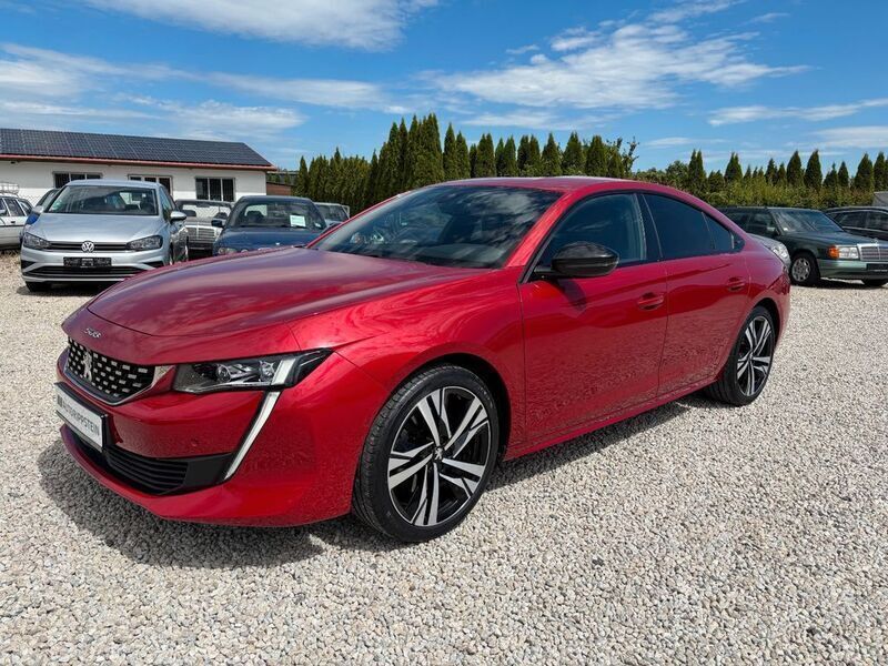 Rot Gebraucht 2018 Peugeot 508 GTi Limousine | 17.970 € (Teuer) - Bild 1/4