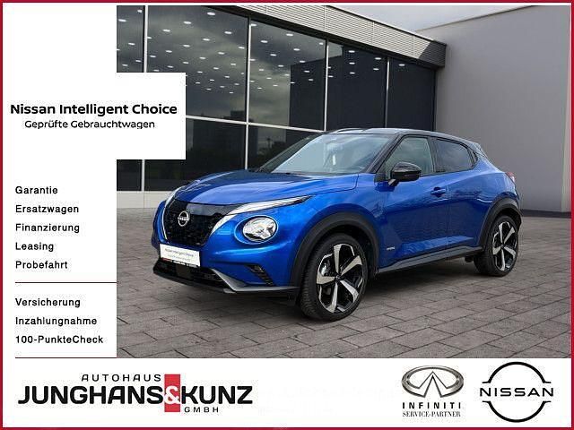 Magnetic blue/black m Gebraucht 2023 Nissan Juke Tekna SUV | 24.860 € (Fairer Preis) - Bild 1/4