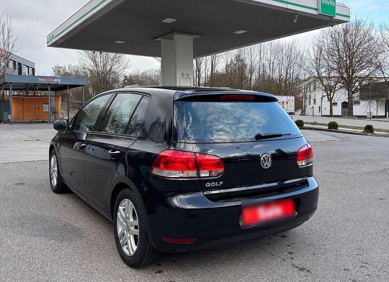 Gebraucht VW Golf VI Trendline 80 PS (58 kW) 2010 Schwarz Kleinwagen