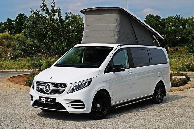 Bergkristallweiß metallic Gebraucht 2019 Mercedes V300 Marco Polo Van / Kleinbus | 57.000 € (Guter Preis) - Bild 1/4