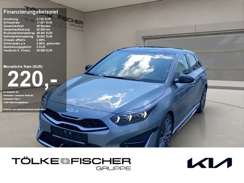 Lunarsilber Gebraucht 2024 Kia Ceed GT-Line Limousine | 27.590 € (Fairer Preis) - Bild 1/4